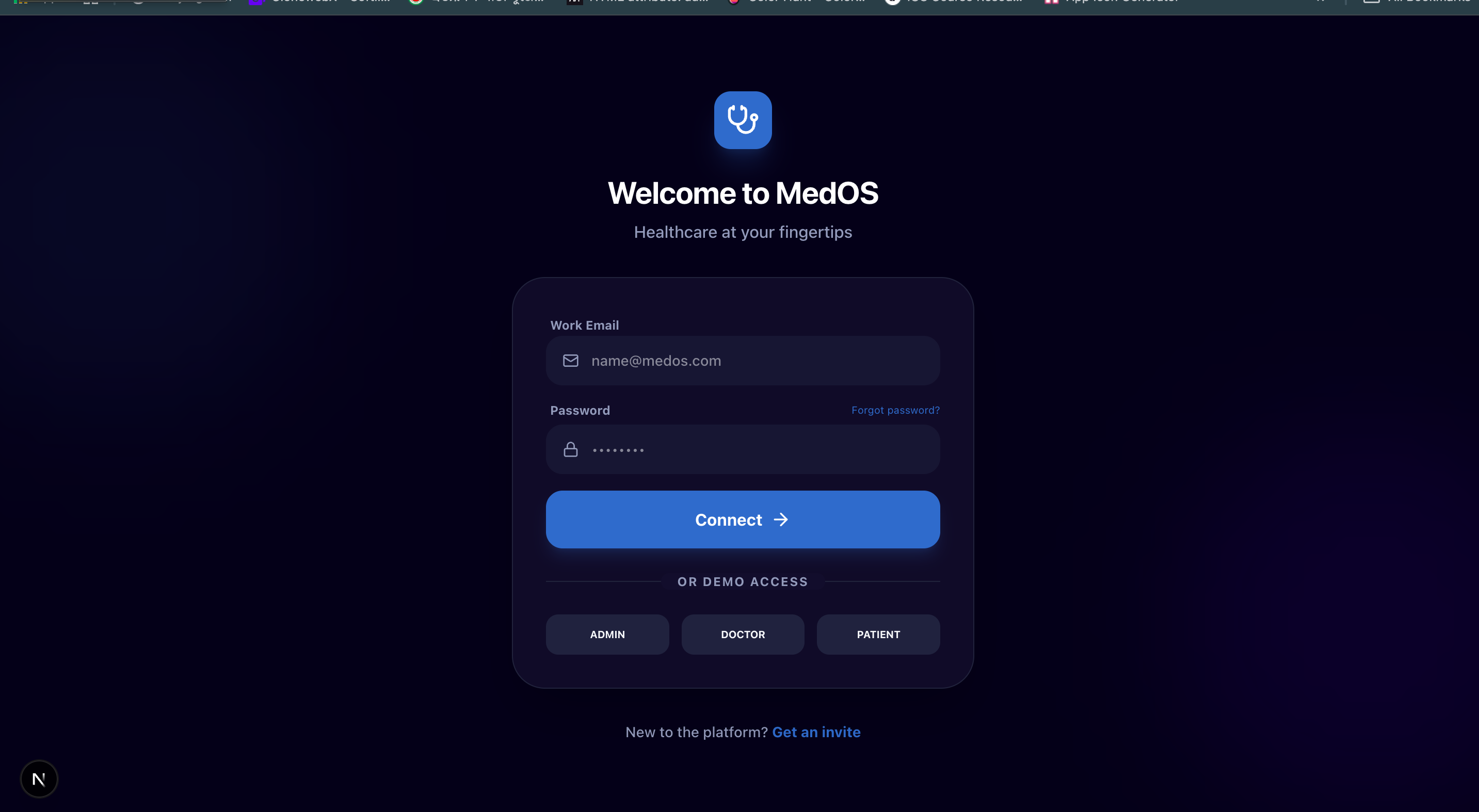 MedOS - Comprehensive Hospital Management System